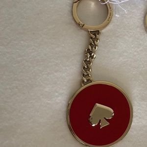 Kate Spade red keychain
